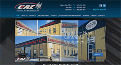 Desktop Screenshot of centralairequipment.com