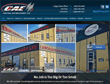 Tablet Screenshot of centralairequipment.com